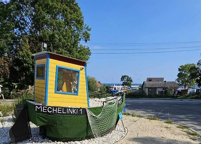 Lägenhet Mechelinki, Z Ogrodkiem, Widokiem Na Morze I Aneksem Kuchennym Mechelinki